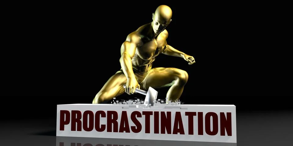 Procrastination Stock Illustration