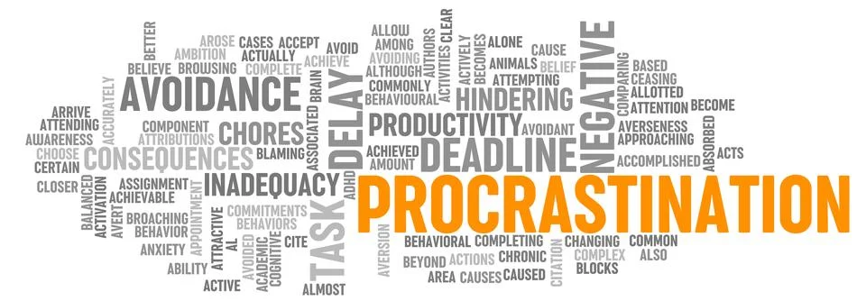 Procrastination Stock Illustration