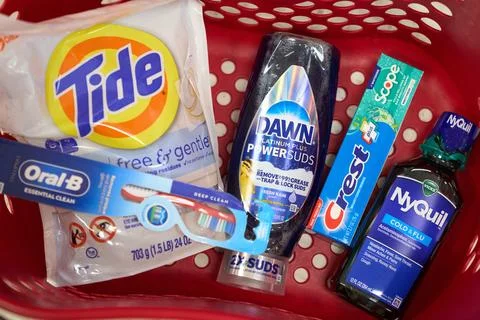 Procter &amp; Gamble announced it will raise prices due to tariffs, Los Angeles, USA Stock Photos