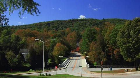Proctor, Vermont Marble Bridge Time lapse Vídeo Stock 81448186