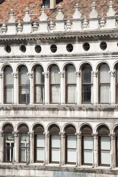 The Procuratie Vecchie, elevation in Piazza San Marco, city of Venice, Italy, Stock Photos