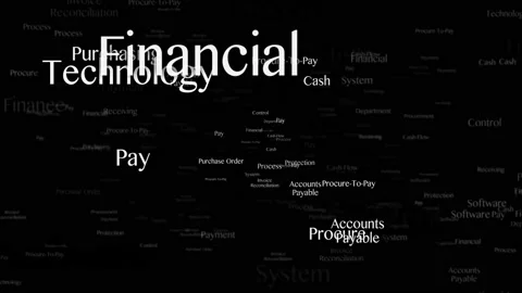 PROCURE TO PAY Keywords Animation, Background, Loop Stock Footage 157347453