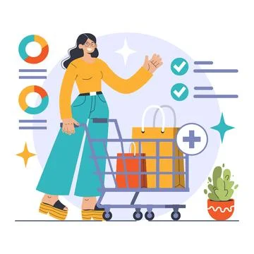 Procurement concept. Flat vector illustration Stock Illustration