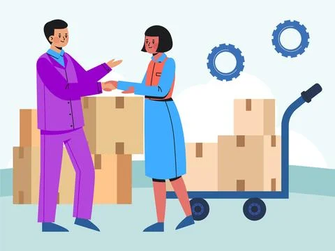 Procurement Concept Illustration Stock Illustration