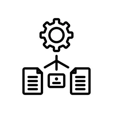 Procurement Icon Set Supply Chain Illustrations for Business and Logistics Illustrazione stock