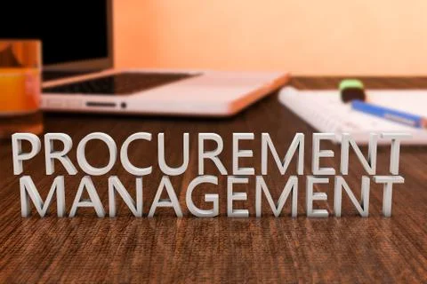 Procurement Management Illustrazione stock
