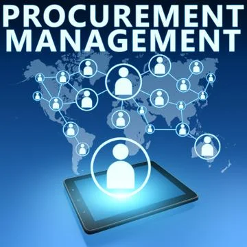 Procurement Management Illustrazione stock