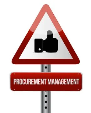 Procurement Management like sign concept Stock Illustration