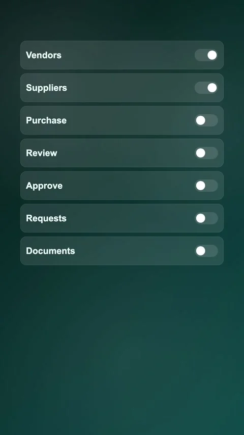 Procurement Planning Board SaaS UI Animation Vidéo 345157087