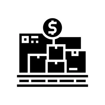 Procurement service glyph icon vector illustration Stock Illustration