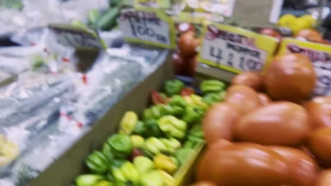 Produce in aBodega Video stock 197533806