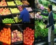 Produce Market Composite SD Footage