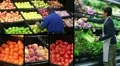 Produce Market Composite HD Footage