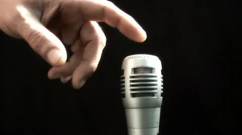 Producer. Microphone countdown Video stock 11134553