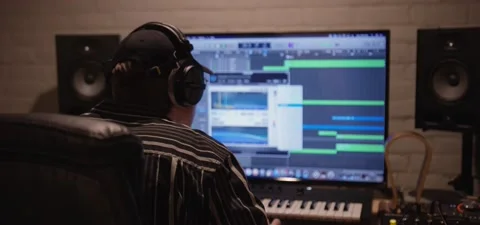 Producer at Studio Video stock 141887268