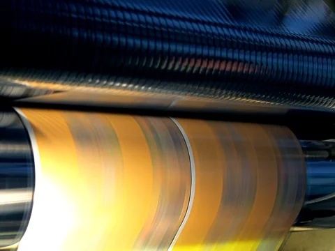 Producing plastic bags Stock Footage 85278414