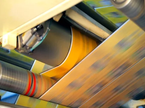 Producing plastic bags Stock Footage 85278568