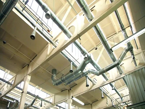 Producing plastic bags Stock Footage 85279577