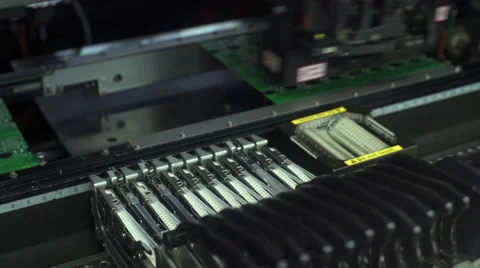 Producing Printed Circut Board Stock Footage 68660037