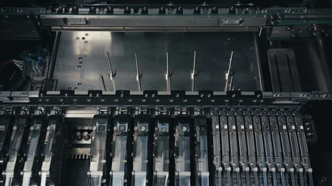 Producing Printed Circut Board Video stock 105376373