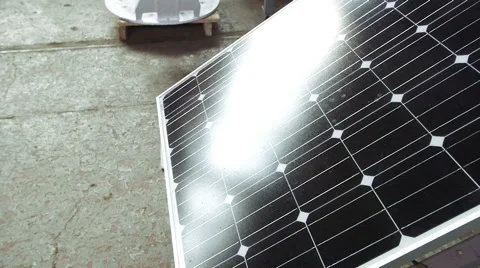 Producing process of solar panel Stock Footage 62470477