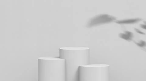 Product background using 3D rendering and geometry. background for products mock Stock Illustration