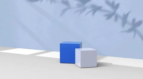 Product background using 3D rendering and geometry. background for products mock Stock Illustration