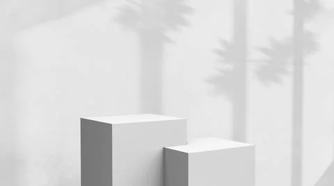 Product background using 3D rendering and geometry. background for products mock Stock Illustration