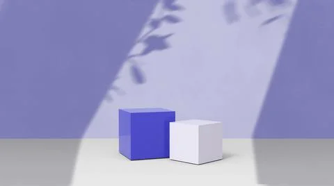 Product background using 3D rendering and geometry. background for products mock Stock Illustration