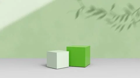 Product background using 3D rendering and geometry. background for products mock Stock Illustration