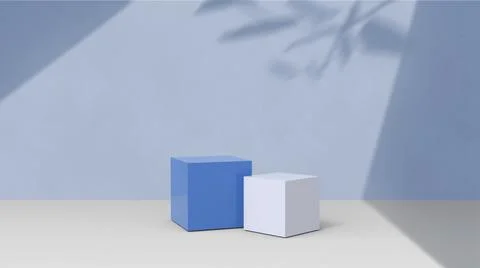 Product background using 3D rendering and geometry. background for products mock Stock Illustration