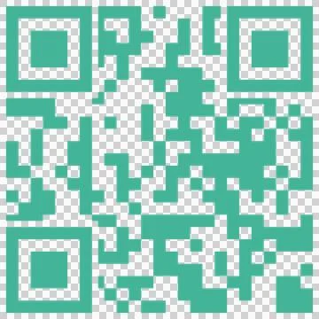 Product barcode label on transparent background, cut out Ilustración de archivo