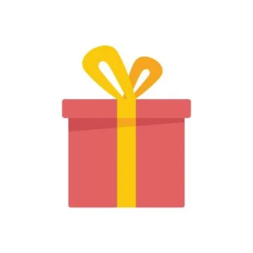 Product box icon flat vector. Paper parcel Stock Illustration