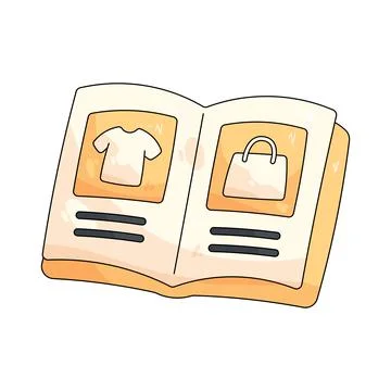 Product catalog Stock Illustration