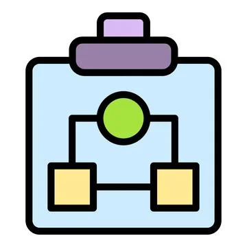 Product clipboard icon vector flat Stock Illustration