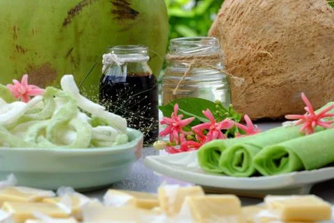 Product from coconut Stock Photos