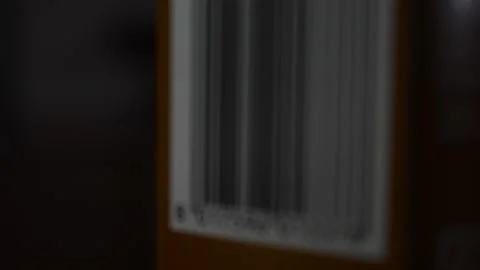 Product commerce barcode symbol technology. bar code focus movement Stock-Footage 172524815