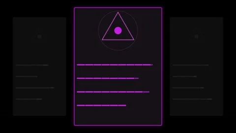 Product Comparison UI Interface with Futuristic Data Panels Видео 334694721