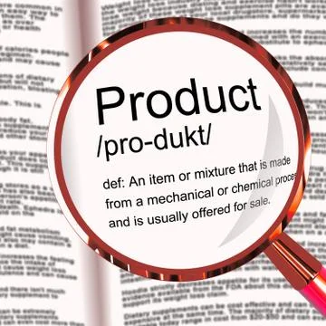 Product concept icon means commodity or merchandise for sale - 3 Stock Illustration