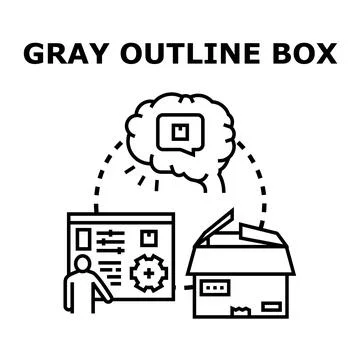Product delivery process with thinking and planning Stock Illustration