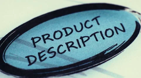 Product Description To Timeline Video stock 43505809