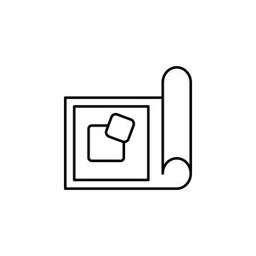 Product design framework icon. Element of artificial intelligence icon for Stock Illustration