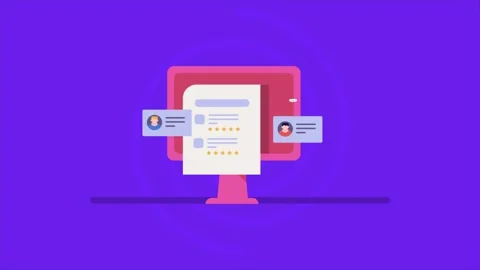 Product development and marketing, based on customer review. Stock Footage 336596512