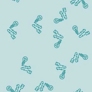 Product development business process line vector seamless pattern Stock Illustration