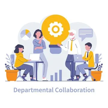 Product development concept. Flat vector illustration. Stock Illustration