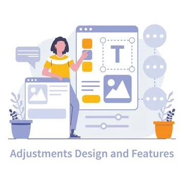 Product development concept. Flat vector illustration. Stockillustratie
