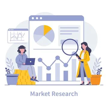 Product development concept. Flat vector illustration. Stock Illustration