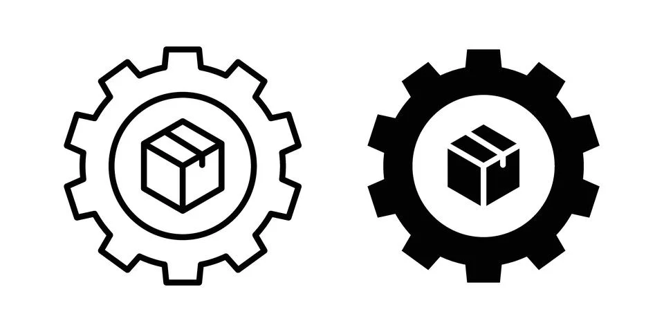 Product development icon for web projects Stockillustratie