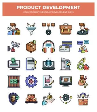 Product Development Icons. A Comprehensive Guide to Business Growth Stock Illustration