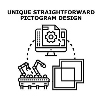 Product development process using automation and design Stockillustratie